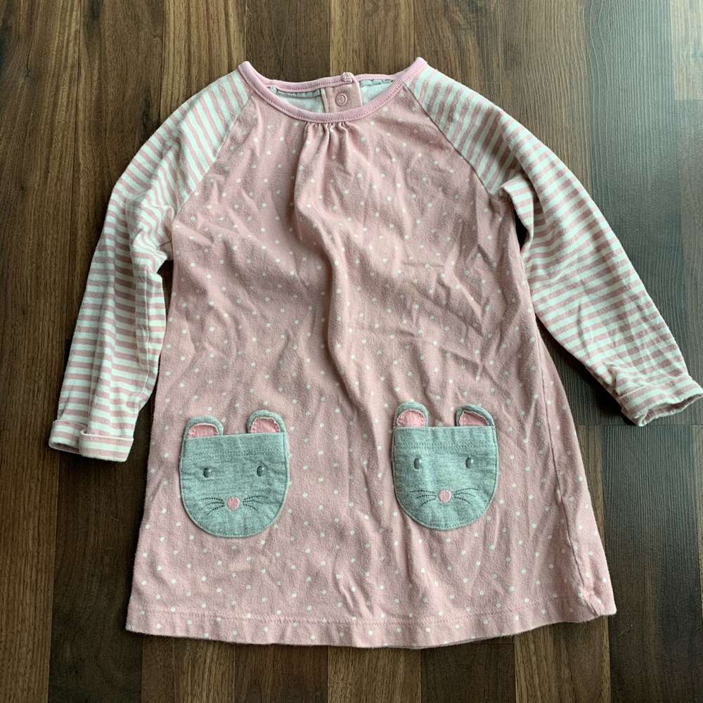 Baby Boden mouse dress 18-24
